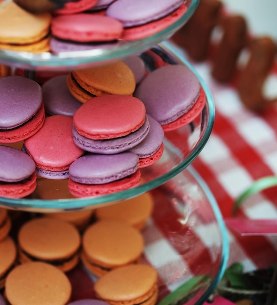 Traditional french macarons