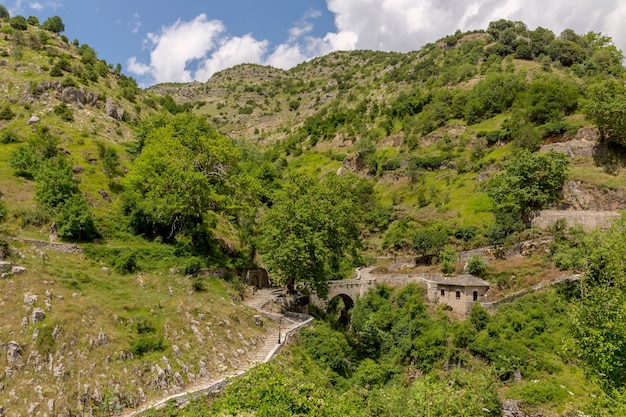 Traditional greek village Syrrako Epirus Greece