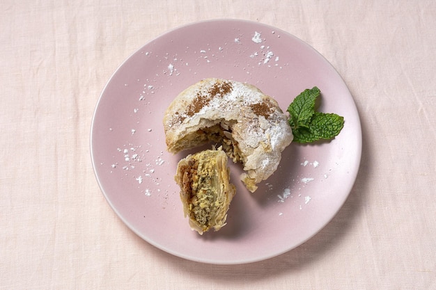 Traditional homemade moroccan pastilla