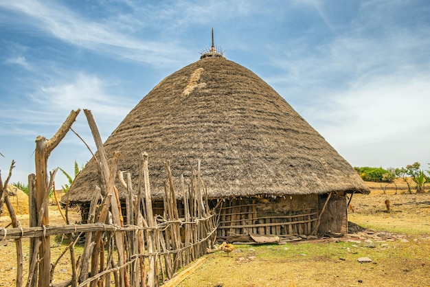 Traditional house in Ethiopia Africa