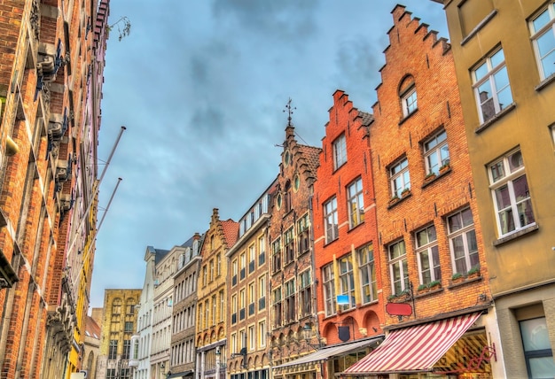 Traditional houses in Bruges, Belgium