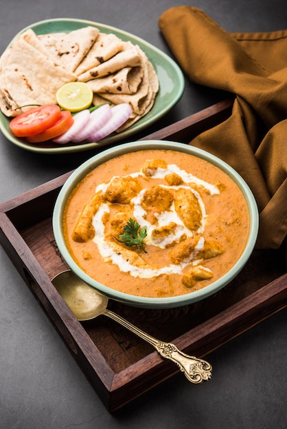 Traditional Indian Butter Chicken or Murg Makhanwala which is a Creamy main course Curry recipe