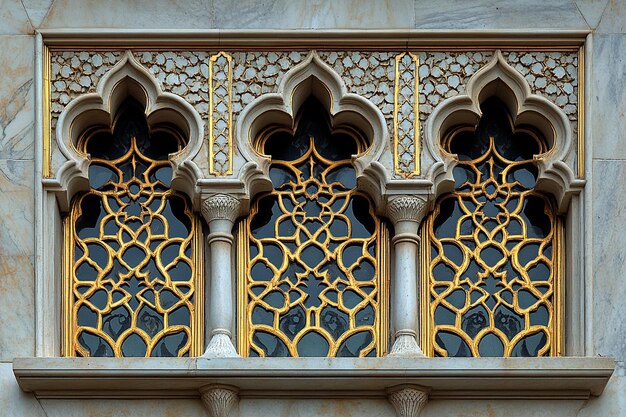 Traditional Islamic window grills