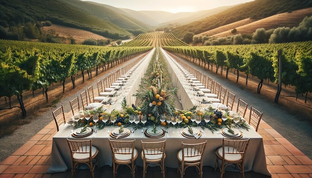 A Traditional Italian Wedding Table