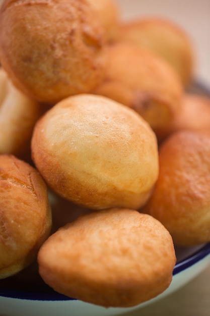 Traditional Kazakh baursak dish prepared with dough