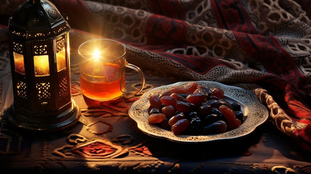 Traditional Lantern Dates Fruit Rosary Beads