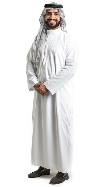 Photo traditional middle eastern attire man