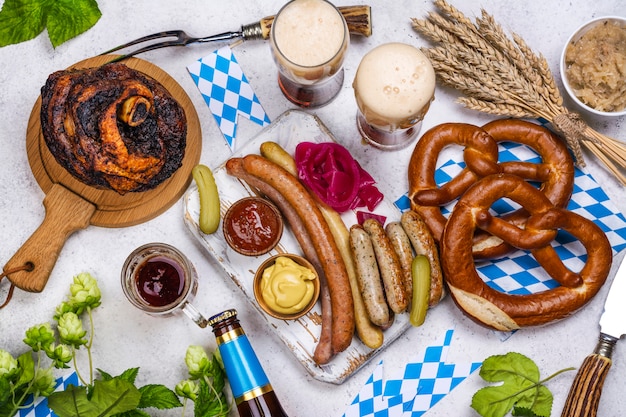 Traditional Oktoberfest food