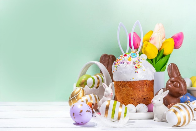 Traditional orthodox Easter curd cake