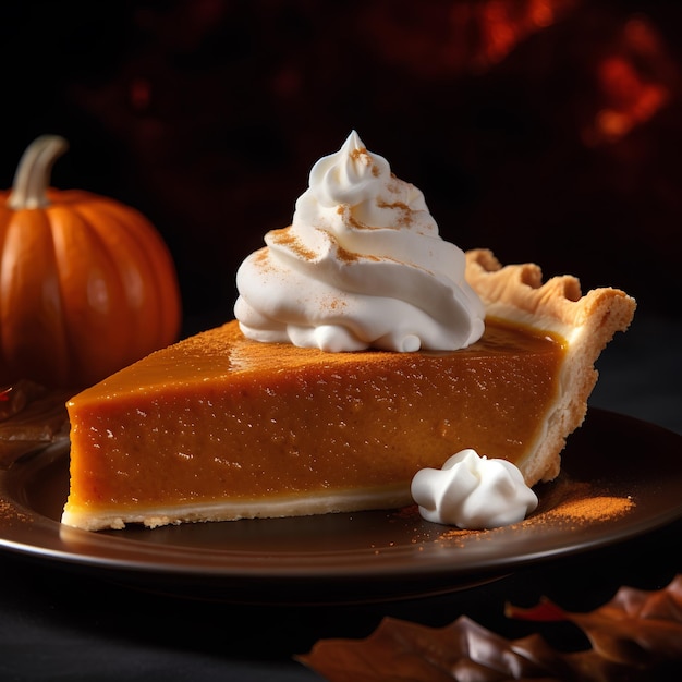 traditional pumpkin pie thanksgiving food