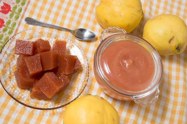 Traditional quince jam