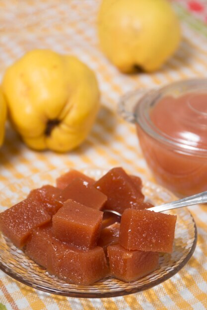 Traditional quince jam