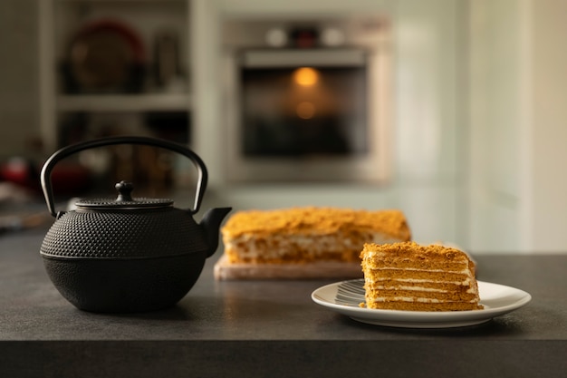 Traditional Russian honey cake