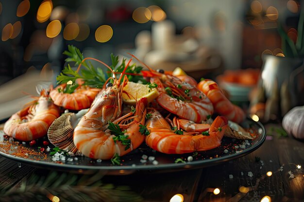 Traditional Solstice Seafood Dish Ready for Cooking