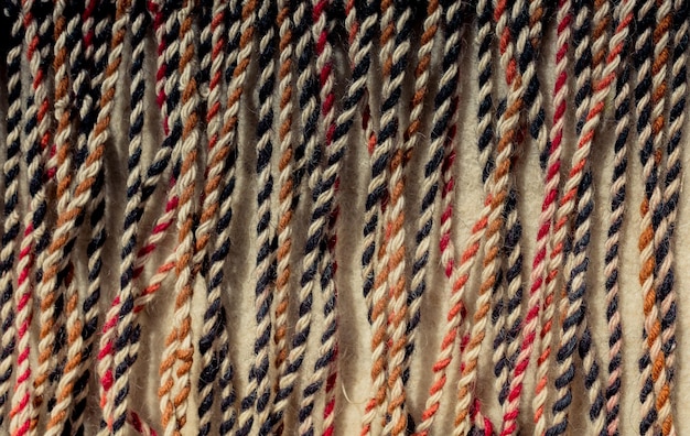 Traditional tassels in various colors