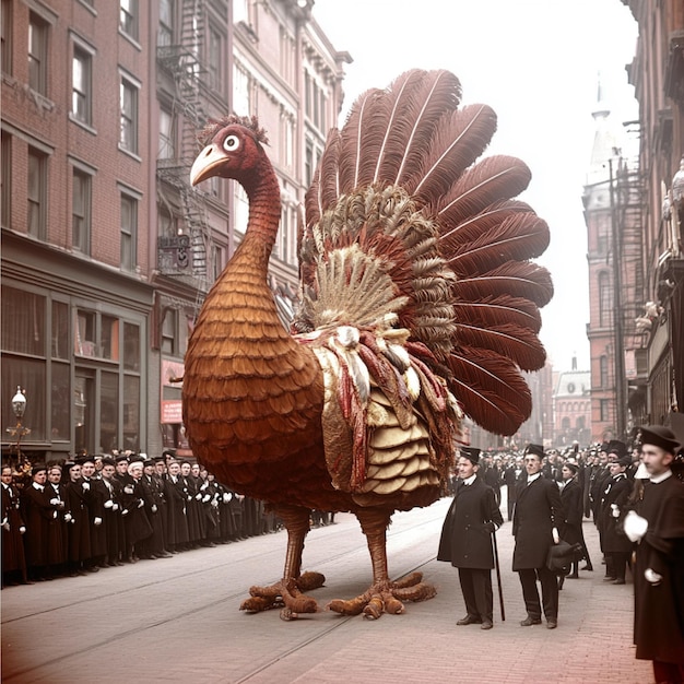 Traditional Thanksgiving parades from the past illustrating their origins and early iterations