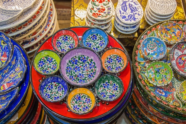 Traditional Turkish ceramic plates