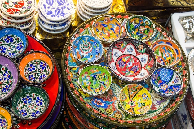 Traditional Turkish ceramic plates