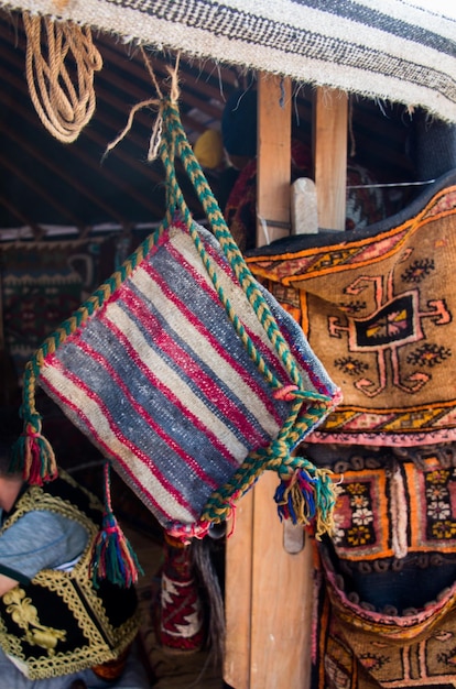 Traditional turkish handmade bag as gift items