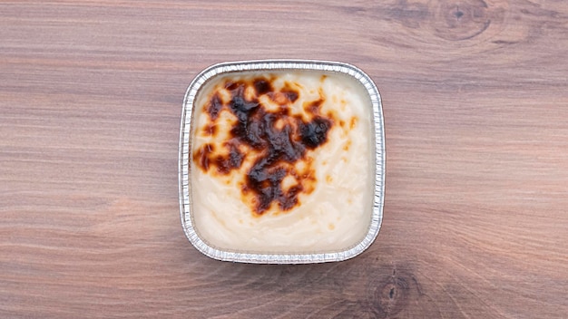 Traditional Turkish milk dessert rice pudding Known as Sutlac