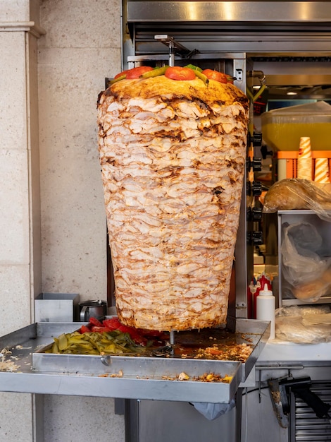 Traditional Turkish street food doner