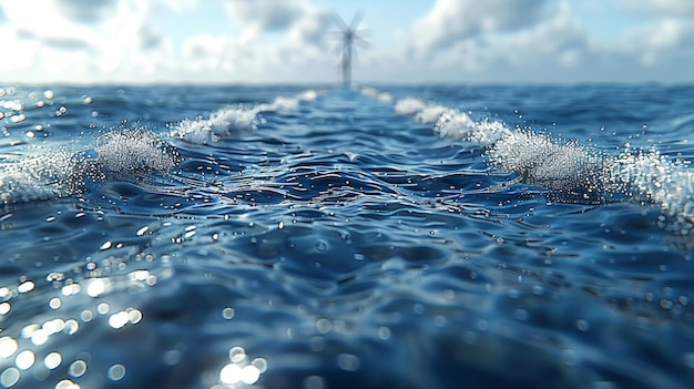 Traditional windmill and new wind powered wind technology showing a difference in evolving technolog