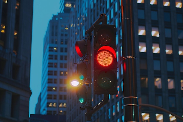 Photo a traffic light that has the word dont stop on the street