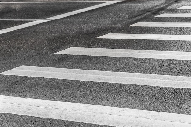 A traffic sign on an asphalt road