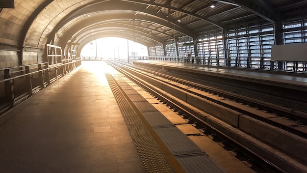 Train station background