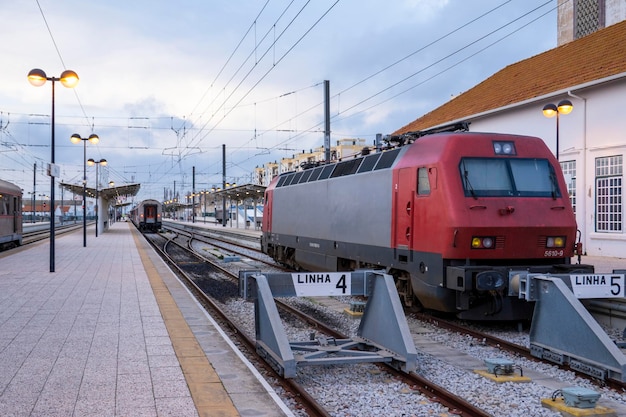 Train station in Faro city