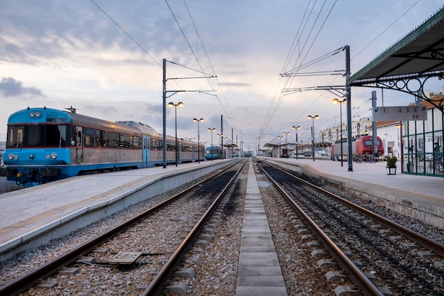 Train station in Faro city