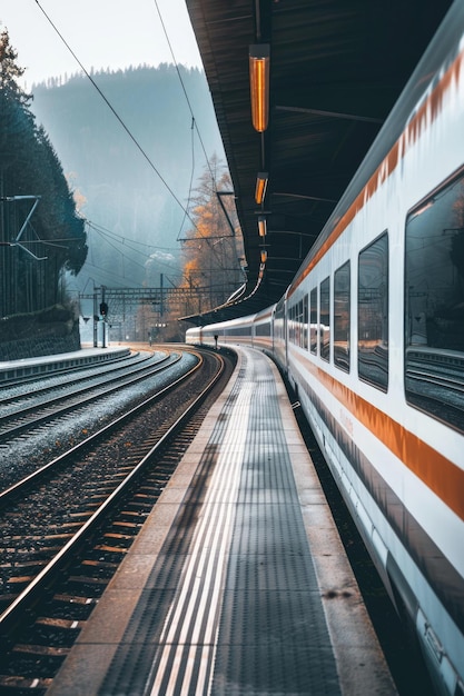 Train at Train Station