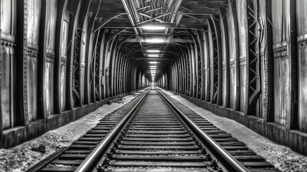 A train tunnel