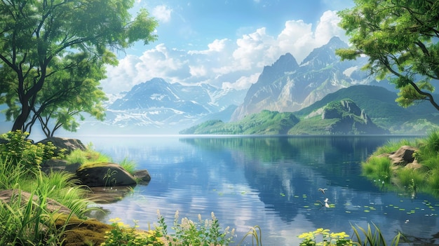 Tranquil Realism SemiRealistic Nature Landscapes