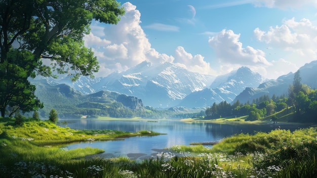 Tranquil Realism SemiRealistic Nature Landscapes