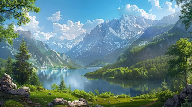 Tranquil Realism SemiRealistic Nature Landscapes