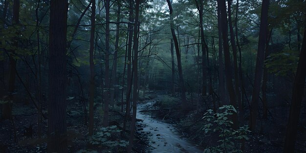 Tranquil River Forest