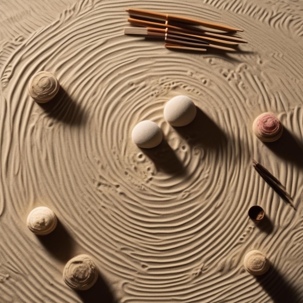 Tranquil Zen Garden Miniature Schoolhouse