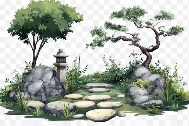 Tranquil Zen Garden Path