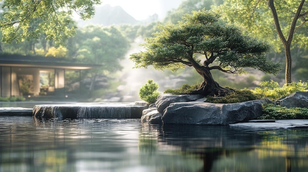 Tranquil Zen Garden Retreat