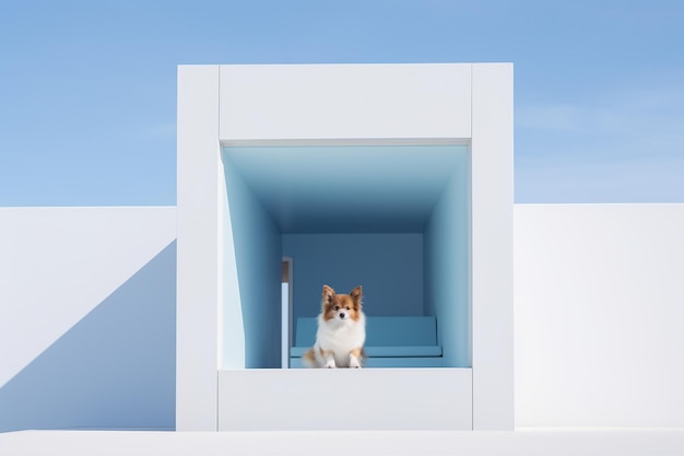 TranquilHaven_MinimalistDogHouse