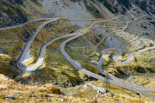 Transfagarasan mountain road