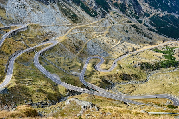 Transfagarasan mountain road