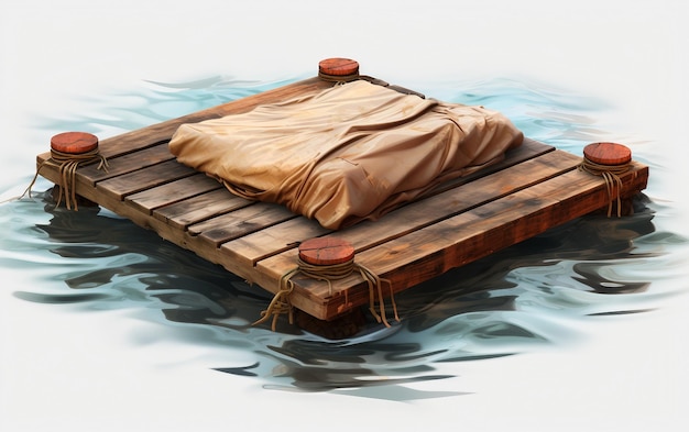 Transparent Background Raft Cutout