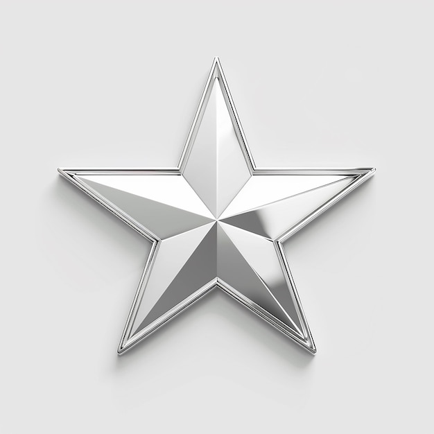 Transparent White Star Icon