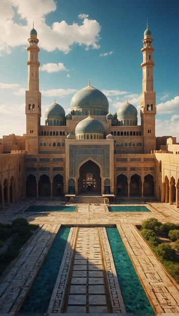 Travel back in time to ancient magical Arabia with majestic palaces architecture