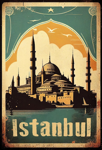 Travel to Istanbul poster