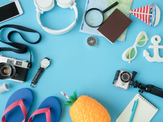 travel kit on a table