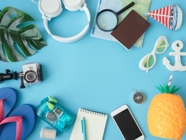 travel kit on a table