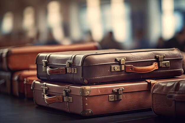 Travel in Style Luggage and Suitcases at the Airport